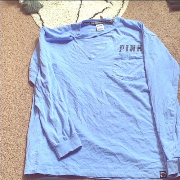 PINK Victoria's Secret Tops - Vs pink campus long sleeve tee